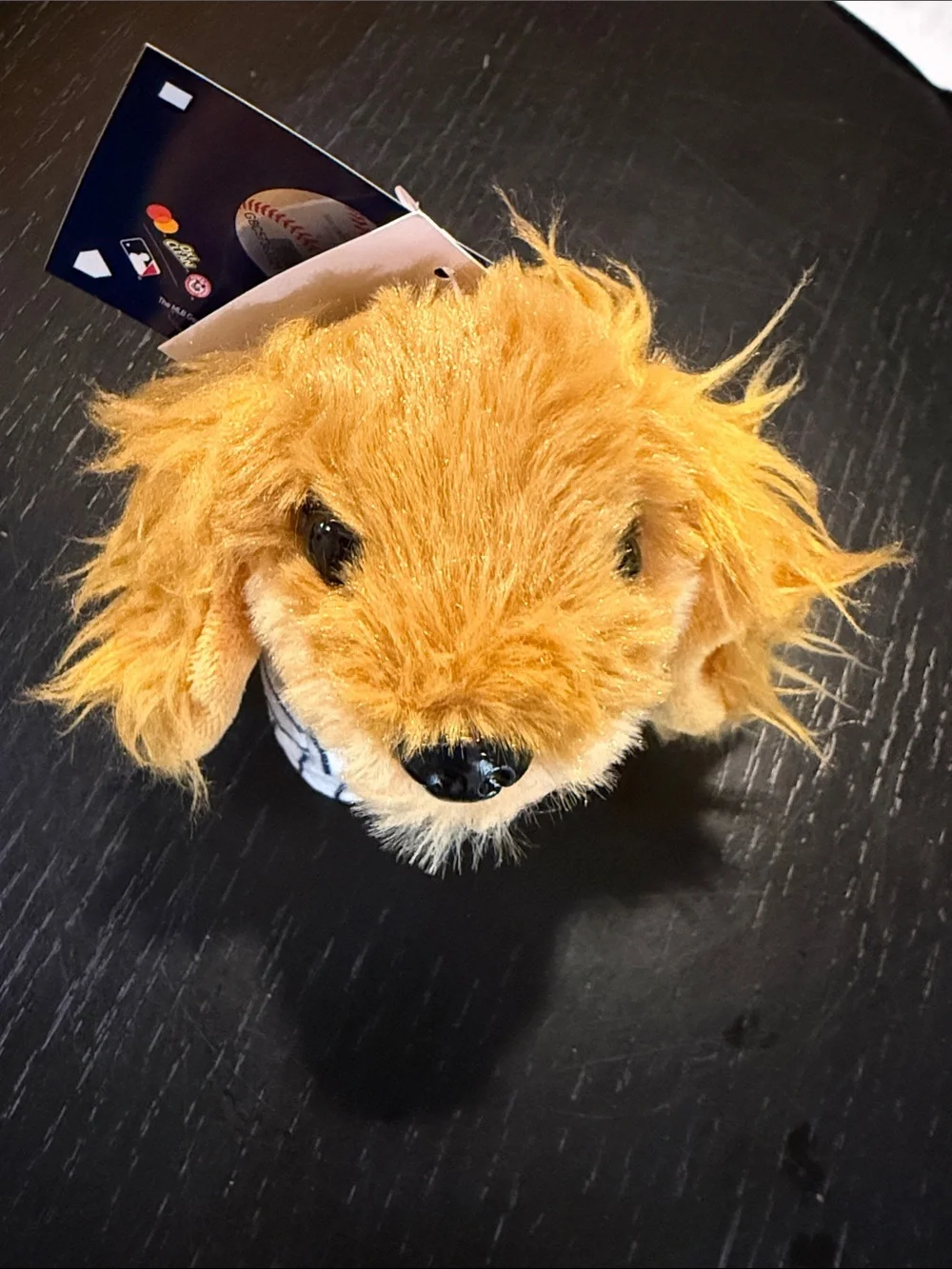 Plush Golden Dog Stuffed Animal - Soft Brown Plush New York Yankees Key Chain